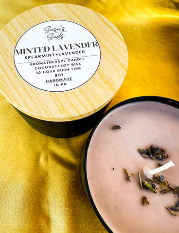 MINTED LAVENDER CANDLE